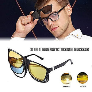 Magic Vision Lunettes Magnétiques 3 en 1